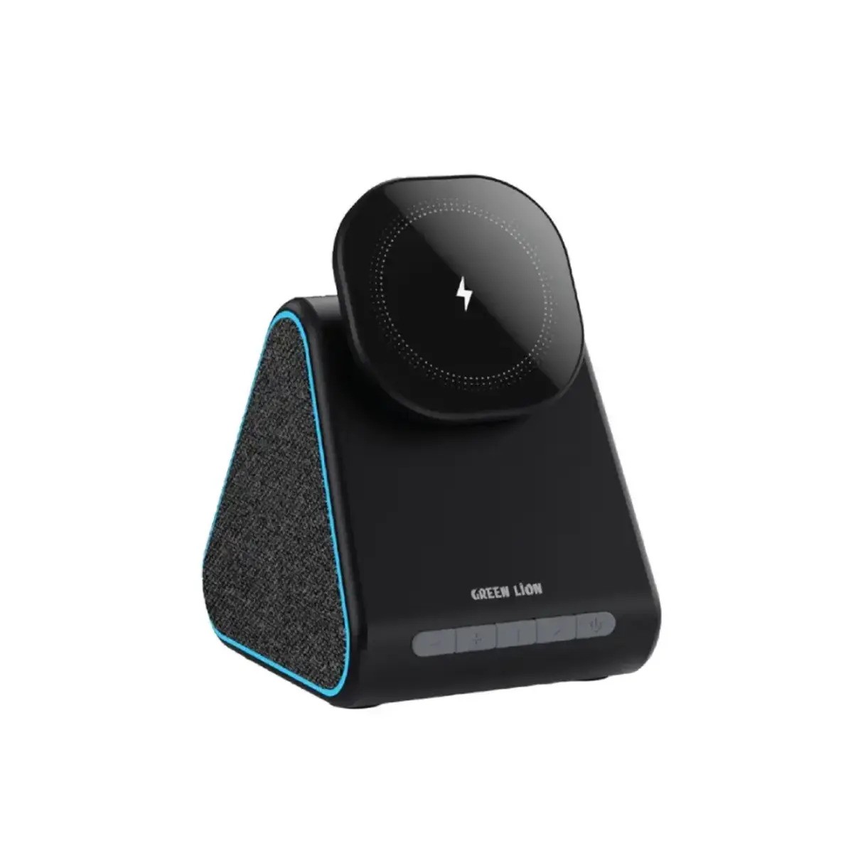 Green-Lion-Mag-Trio-Speaker-Charger-Phone-Stand-1-jpg اسپیکر، شارژر و استند گوشی گرین لاین